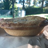 Red lentil and tomato at Mountain High Pies in Wentworth Falls