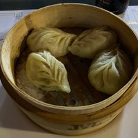 Steamed vegetable (cabbage & carrot)
dumplings. at Yuebinlou in Milan