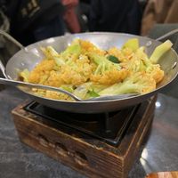 Cauliflower hotpot   at Trattoria Cinese Longchan in Milan