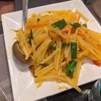 Potato in spicy sauce at Trattoria Cinese Longchan in Milan