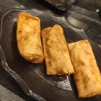 Spring rolls at Trattoria Cinese Longchan in Milan