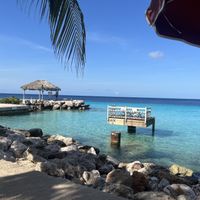Beachside view  at Karakter in Willemstad