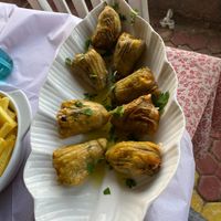 Zucchini flowers  at The Passing in Crete
