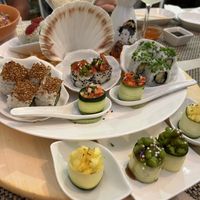 Sushi plate   at Emoji Sushi Bar in Rio Tinto