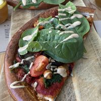 prezel pizza   at Landwehr - Bräu am Turm in Rothenburg Ob Der Tauber