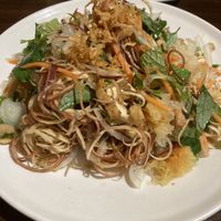 Banana flower salad—how creative! at Simple Joy in Honolulu