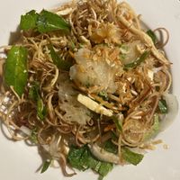 Banana flower salad  at Simple Joy in Honolulu