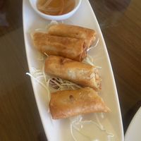 Spring rolls were excellent!  at Simple Joy in Honolulu