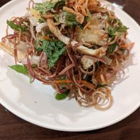 Banana flower salad at Simple Joy in Honolulu