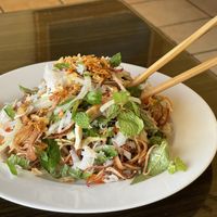 Banana flower saladd  at Simple Joy in Honolulu