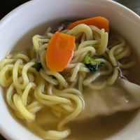 Delicious wonton soup! at Simple Joy in Honolulu