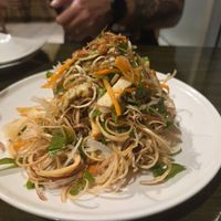 Banana flower salad at Simple Joy in Honolulu