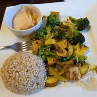 Lemongrass tofu at Simple Joy in Honolulu