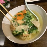 Wonton soup  at Simple Joy in Honolulu