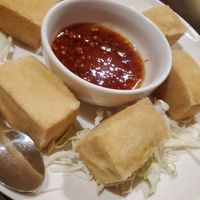 Fried Tofu at Simple Joy in Honolulu