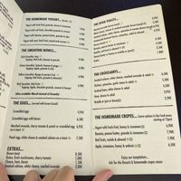 Menu at Sweet & Temptation in Lagos