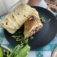 Vegan burrito they made for us at Gild in Missoula