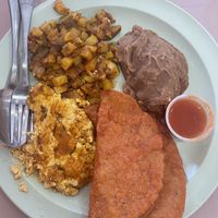 Soyrizo tofu scramble plate   at Miss Chickpea's Cafétal in San Antonio