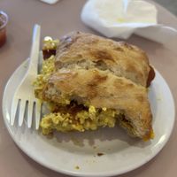 Breakfast Sandwich  #Veganuary at Miss Chickpea's Cafétal in San Antonio