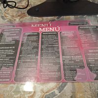 Menu at Miss Chickpea's Cafétal in San Antonio