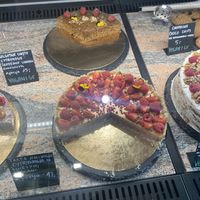 separate vegan section  at Kate Coffee & Cake in Gdynia