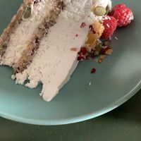 vegan coconut cake at Kate Coffee & Cake in Gdynia