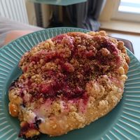 Jagodzianka with blueberries 🫐 at Kate Coffee & Cake in Gdynia