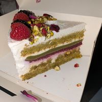 Vegan cake at Kate Coffee & Cake in Gdynia