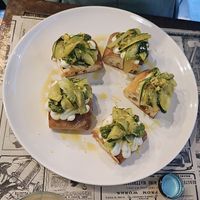 Grüne Bruschetta  at El Med Veg in Tenerife