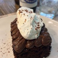 Vegan brownie en 0,0% Ocean Beer  at El Med Veg in Tenerife