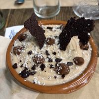 Canarian cream dessert  at El Med Veg in Tenerife
