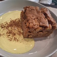 January 2026 - Apple pie with custard at El Med Veg in Tenerife