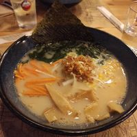 Vegan ramen at El Cuenco Dorado in Burgos