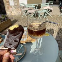 Vegan ice lolly at Kafírnictví in Kutna Hora