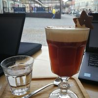 Special Christmas coffee (vegan) at Kafírnictví in Kutna Hora