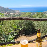 View at A Casarella in Corsica