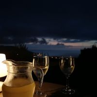 aperitivo at sunset at A Casarella in Corsica