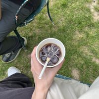 Iced Americano  at Maison de Balzac in Paris