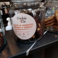 Vegan cookie jar at Carasso in Morges