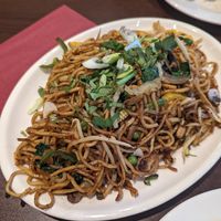 Vegan noodles at Momo King Nepalese Restaurant and Bar in Swindon