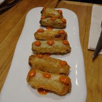 Puerros crujientes at Restaurante Al Margen in Bilbao