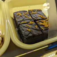 Chocolate and orange cakee  at Boscastle Bakery in Boscastle