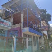 The restaurant at The Fifth Dimension in San Pedro La Laguna