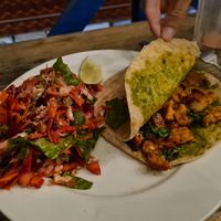 Tandori pitta at The Fifth Dimension in San Pedro La Laguna