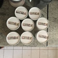 Some of their vegan flavors  at Auguri - MUT in Las Condes