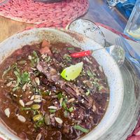 Chili con cacao  at Esfigueral in Ibiza