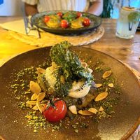 Lasagna at Esfigueral in Ibiza