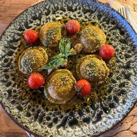 Ravioli at Esfigueral in Ibiza