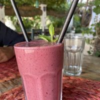 Forest fruit shake  at Esfigueral in Ibiza