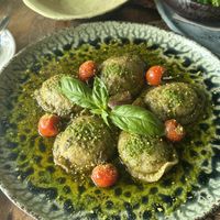 Homemade Ravioli  at Esfigueral in Ibiza